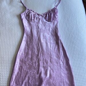 LA Hearts Purple Dress